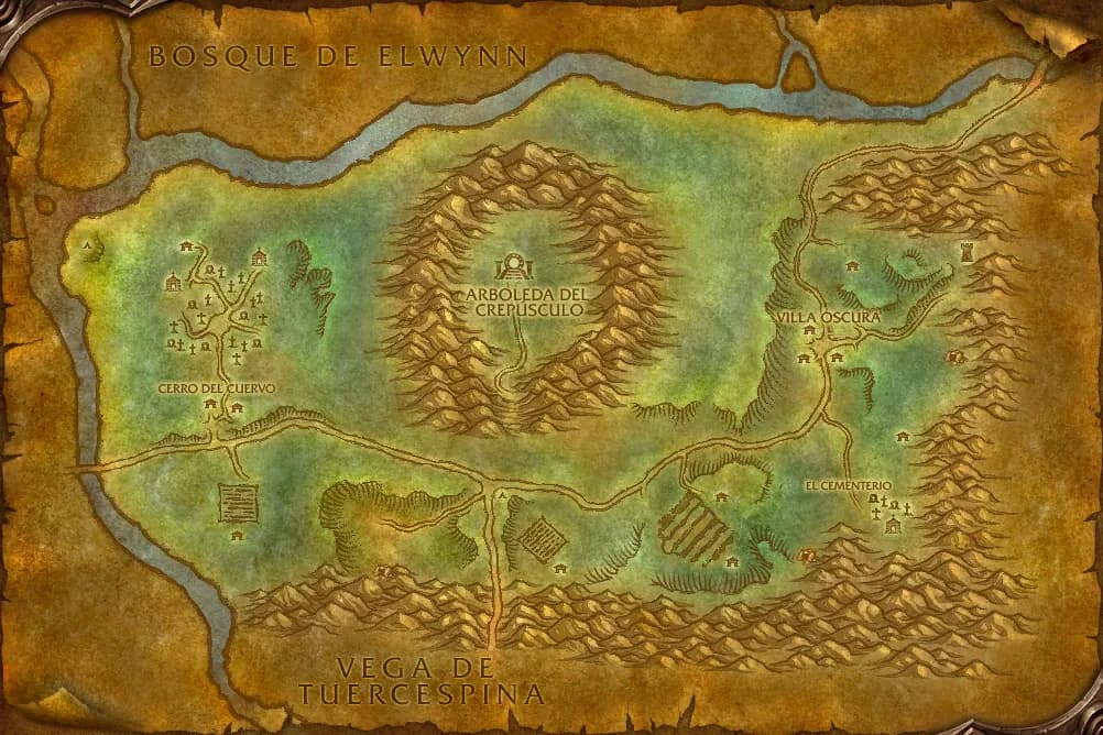 Mapa de Bosque del Ocaso