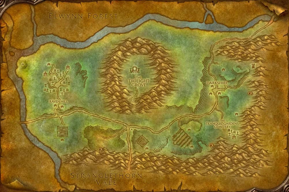 Map of Duskwood