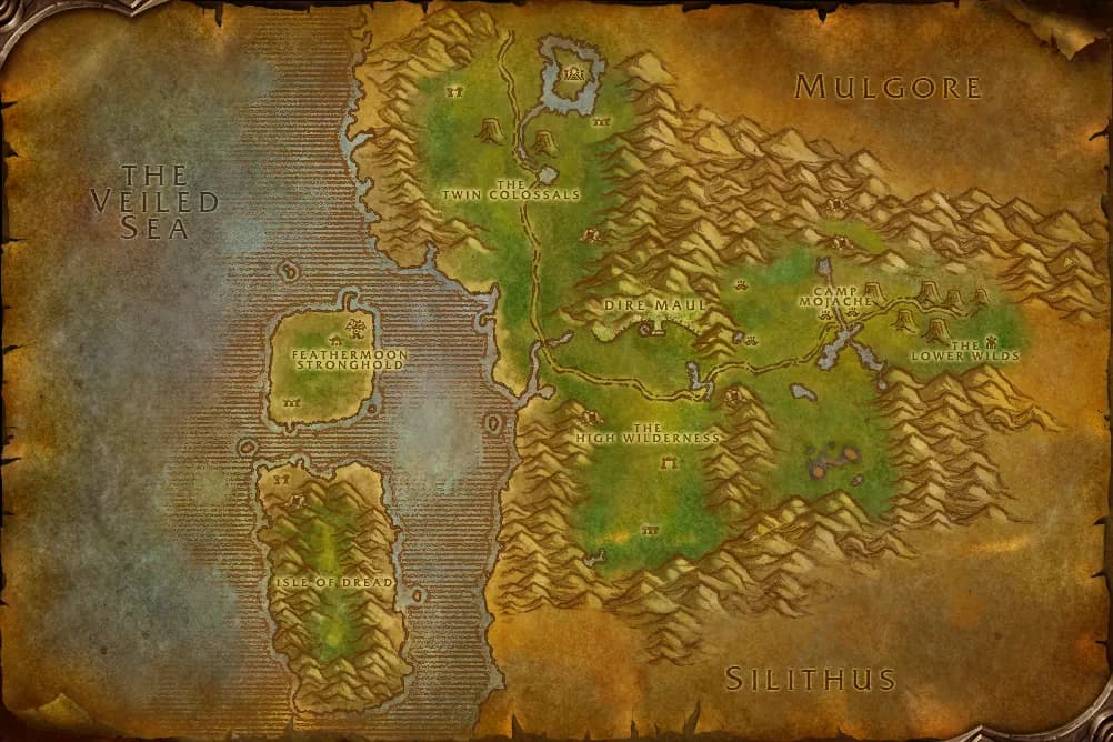 Map of Feralas