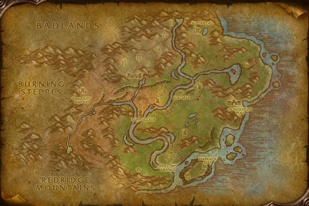 Map of Riverglades