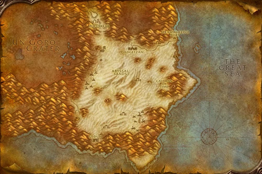 Map of Tanaris